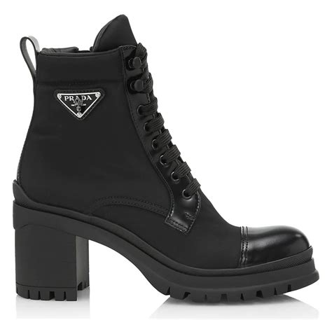 prada black lug sole hiking boots|Women's Prada Boots .